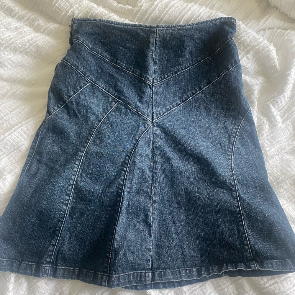 Denim A-Line Skirt
